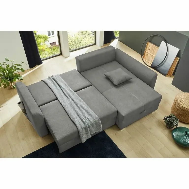 Loftscape Fredriks Canapé D’angle Jaru II – Microfibre – Gris