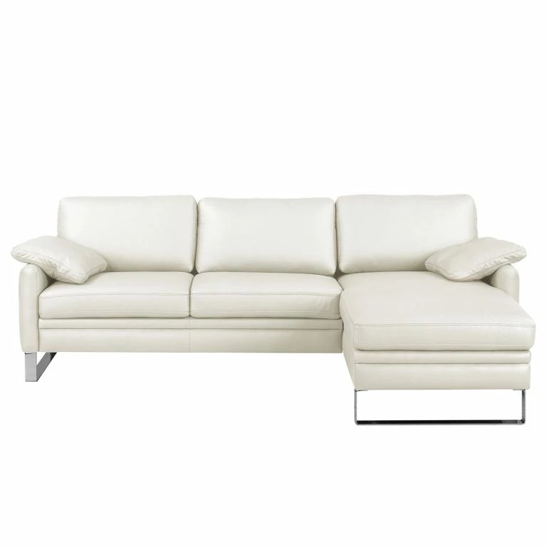 Loftscape Fredriks Canapé D’angle Laureto II – Blanc – Méridienne Courte à Droite (vue De Face)