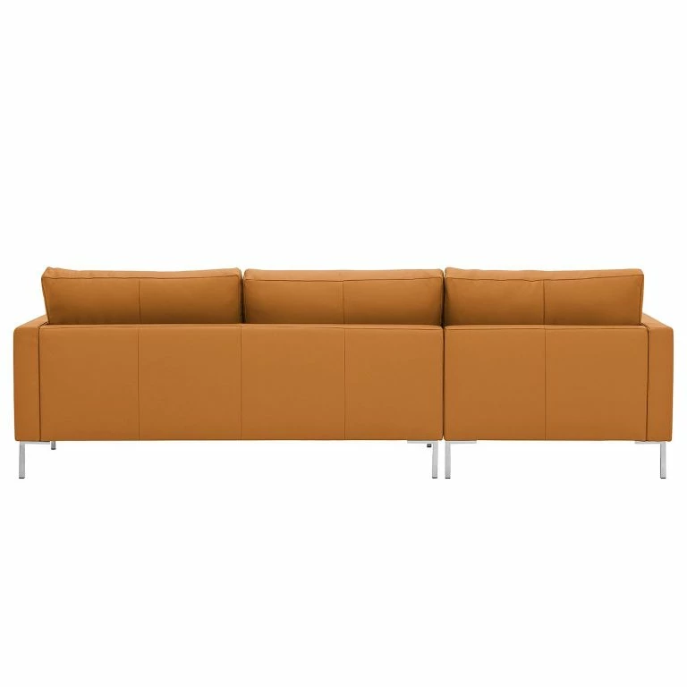 Loftscape Fredriks Canapé D’angle Portobello Cuir Véritable – Cuir Véritable Gad : Cognac I – Largeur : 251 Cm – Méridienne Courte à Gauche (vue De Face)