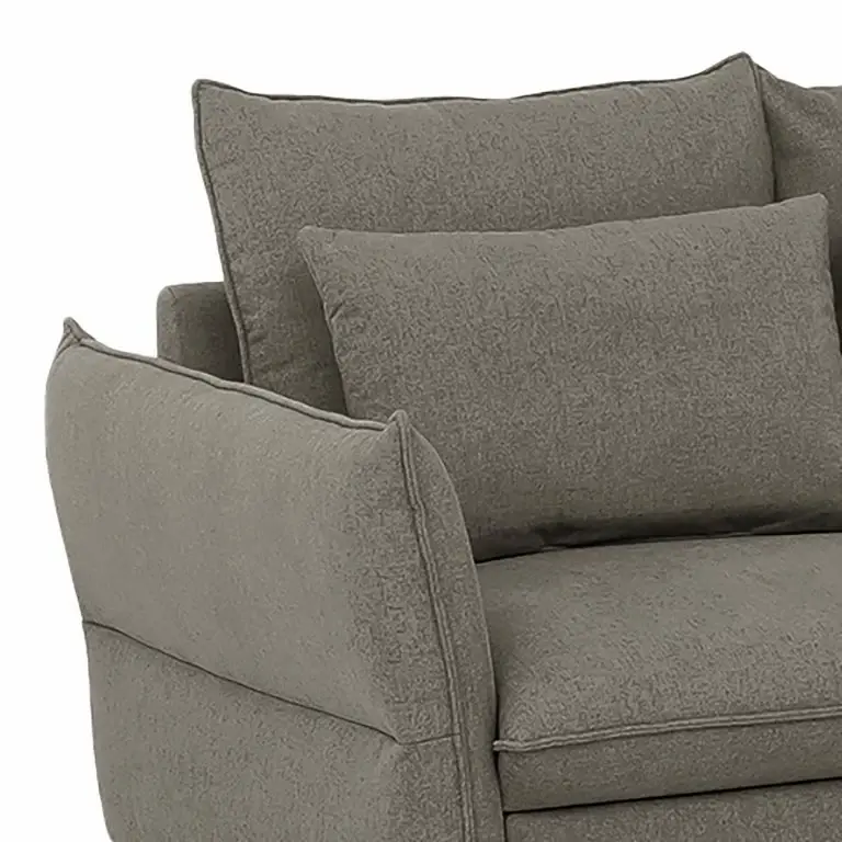 Loftscape Fredriks Canapé D’angle Sketty – Microfibre – Couleur Argile – Méridienne Courte à Droite (vue De Face) – Sans Fonction