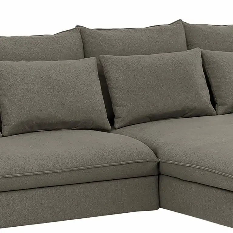 Loftscape Fredriks Canapé D’angle Sketty – Microfibre – Couleur Argile – Méridienne Courte à Droite (vue De Face) – Sans Fonction