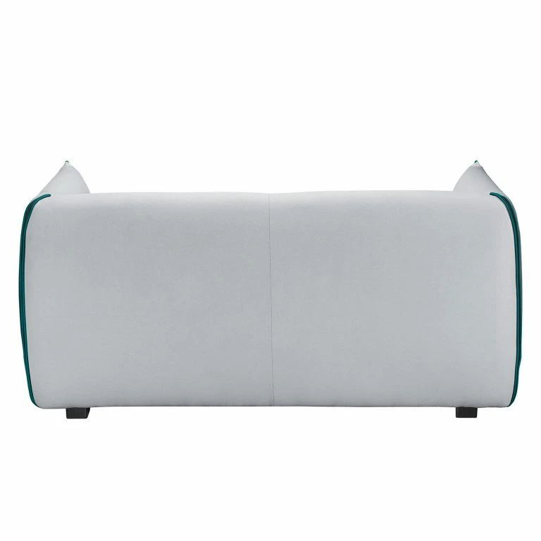 Loftscape Fredriks Canapé Grady II (2 Places) – Tissu – Gris Clair / Turquoise