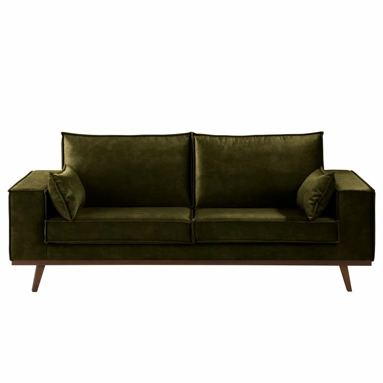 Loftscape Fredriks Canapé Jurga (2 Places) – Velours Tomi: Vert Vieilli