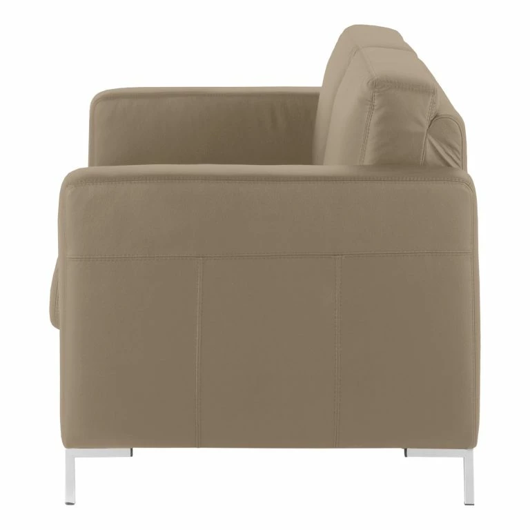 Loftscape Fredriks Canapé Lampone (2 Places) – Cuir Véritable – Taupe