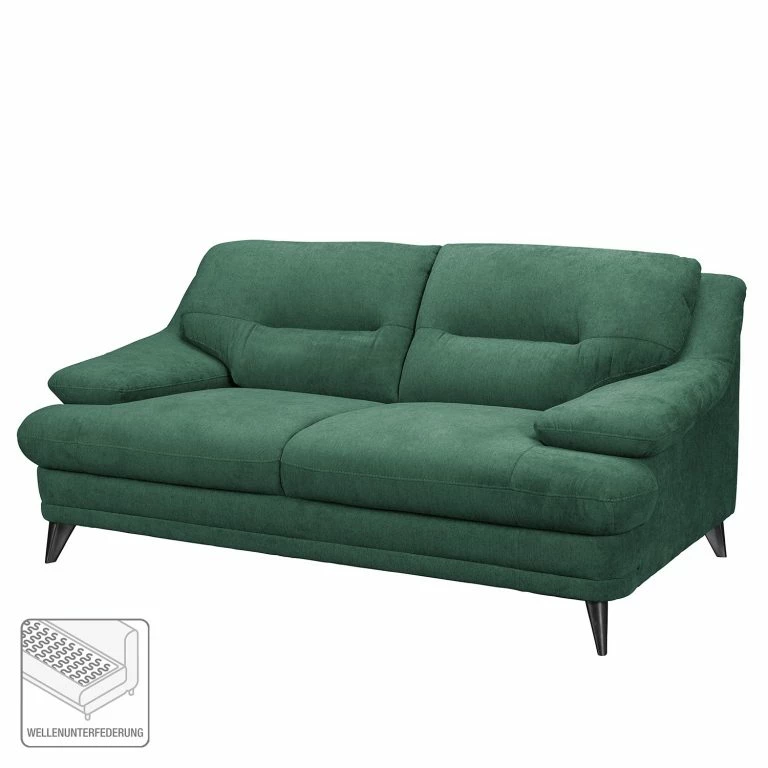 Loftscape Fredriks Canapé Lutz I (2 Places) – Microfibre – Vert Foncé