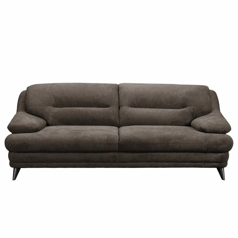 Loftscape Fredriks Canapé Lutz I (3 Places) – Microfibre – Marron Foncé
