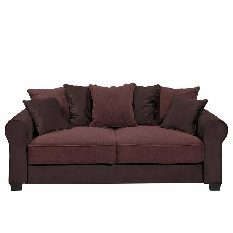 Loftscape Fredriks Canapé Marcola (2 Places) – Tissu Microfibre – Microfibre Salvo: Aubergine