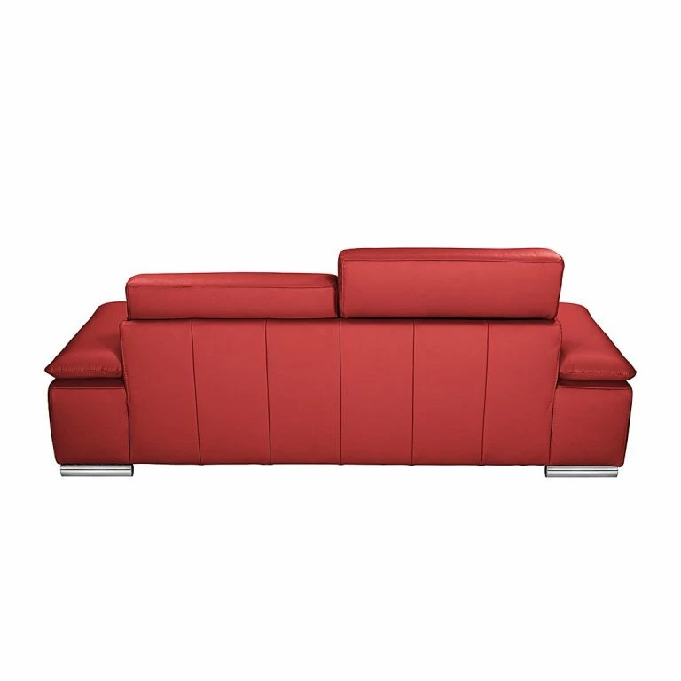 Loftscape Fredriks Canapé Masca (2 Places) – Cuir Véritable Rouge Carmin
