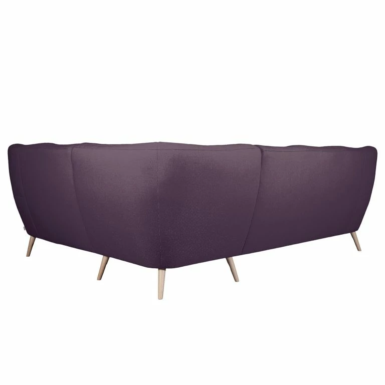 Loftscape Fredriks Canapé Panoramique Sawston II – Microfibre – Bleu Marine – Alignement à Droite