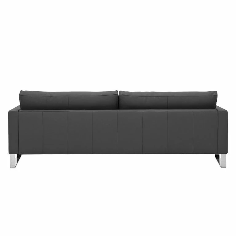 Loftscape Fredriks Canapé Portobello (3 Places) – Cuir Véritable – Cuir Véritable Gad : Anthracite – Luge