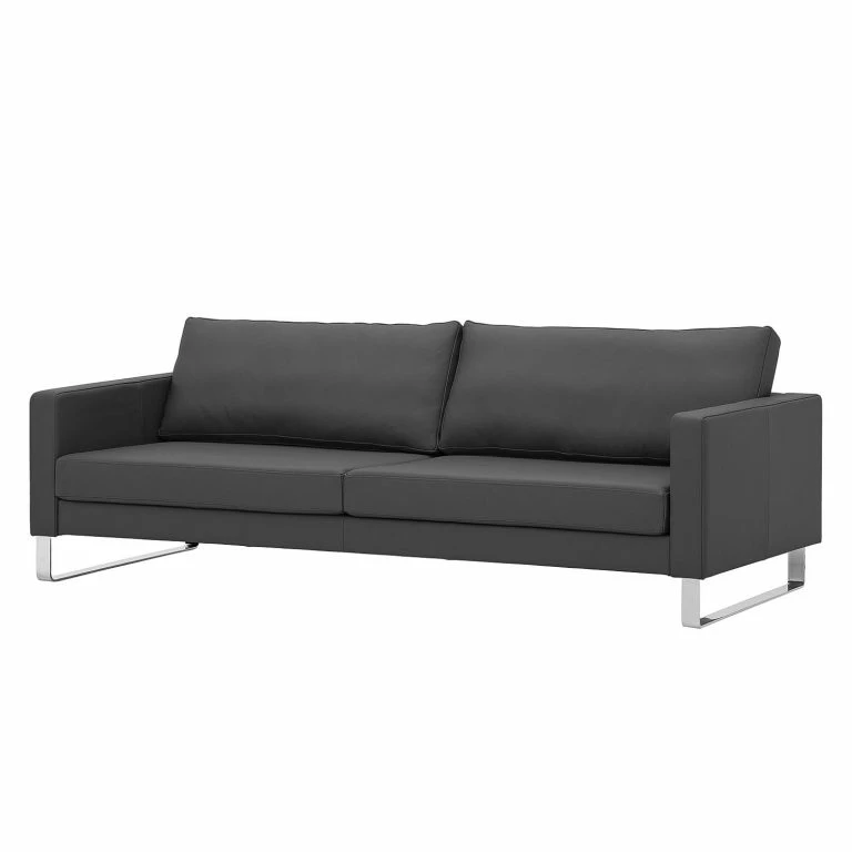 loftscape Fredriks Canapé Portobello (3 places) – Cuir véritable – Cuir véritable Gad : Anthracite – Luge