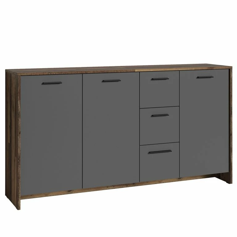 loftscape Fredriks Enfilade Edgeworth – Imitation bois ancien / Anthracite
