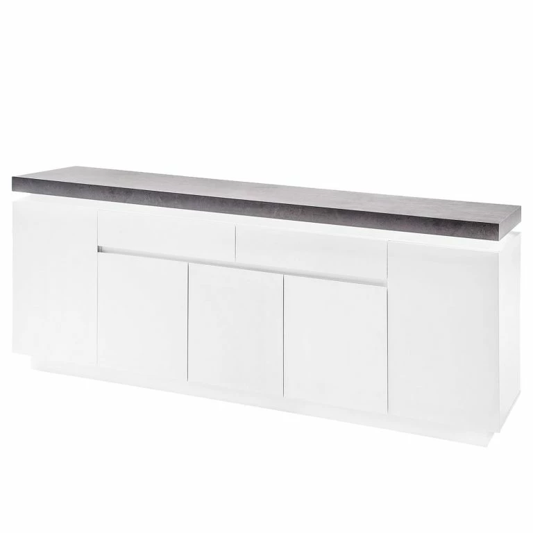 loftscape Fredriks Enfilade Namona III – Éclairage inclus – Imitation béton / Blanc