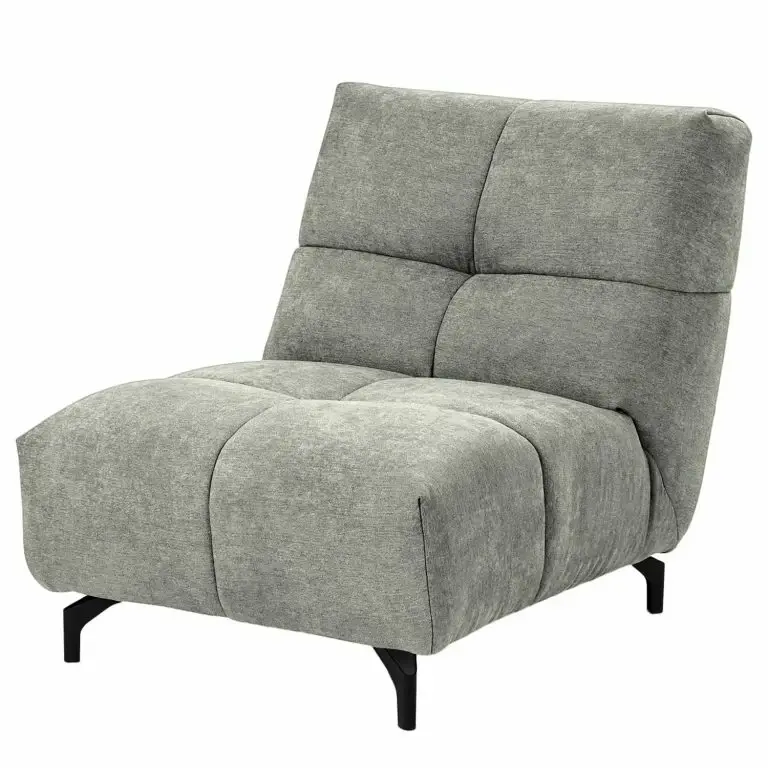 loftscape Fredriks Fauteuil Bellmore – Microfibre – Gris lumineux