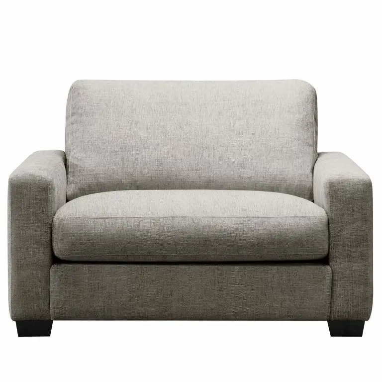 Loftscape Fredriks Fauteuil Circle – Tissage à Plat – Tissu Vega: Sablé Gris