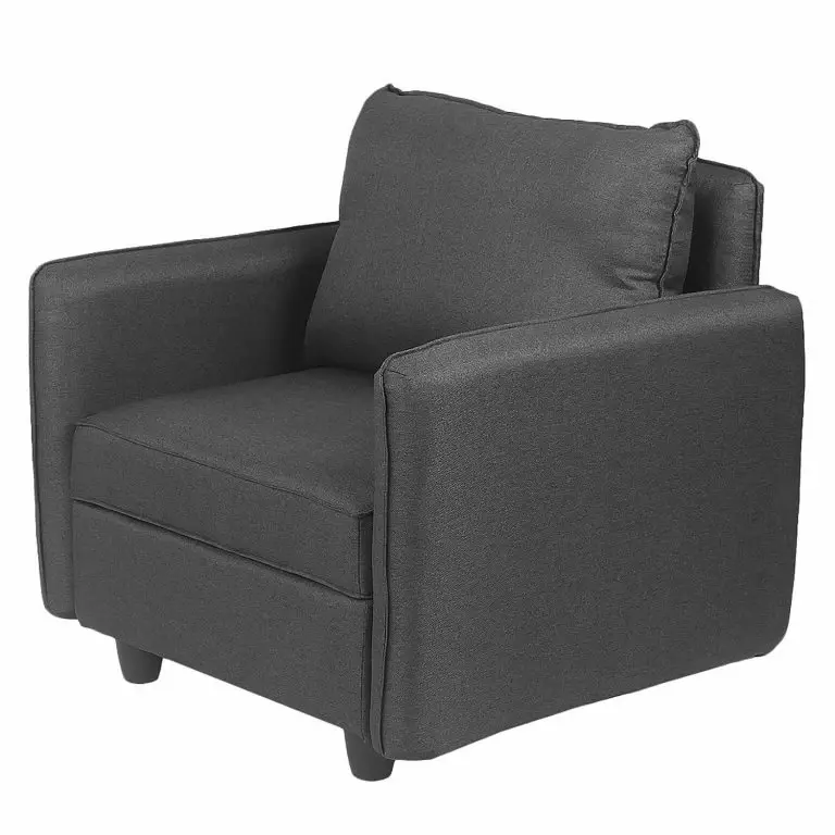 loftscape Fredriks Fauteuil Lavara I – Tissu – Gris foncé