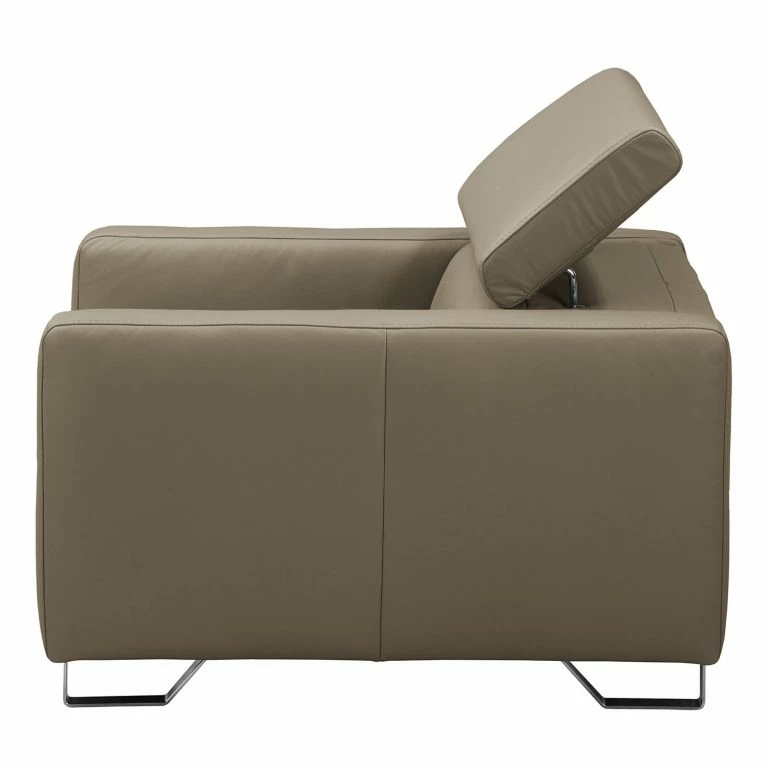 Loftscape Fredriks Fauteuil Menfi – Cuir Véritable – Taupe