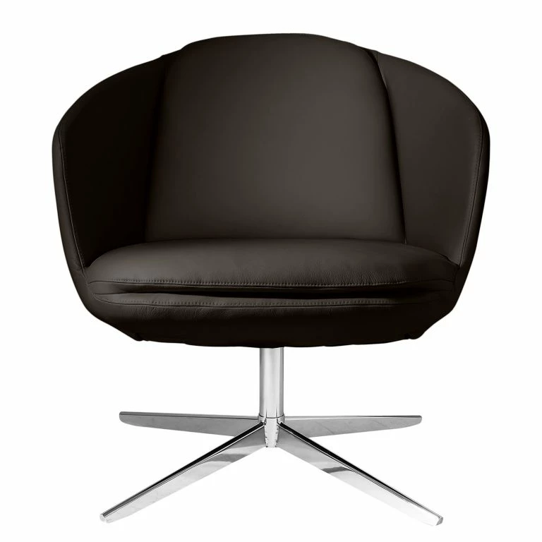 Loftscape Fredriks Fauteuil Monsac III – Cuir Véritable – Marron