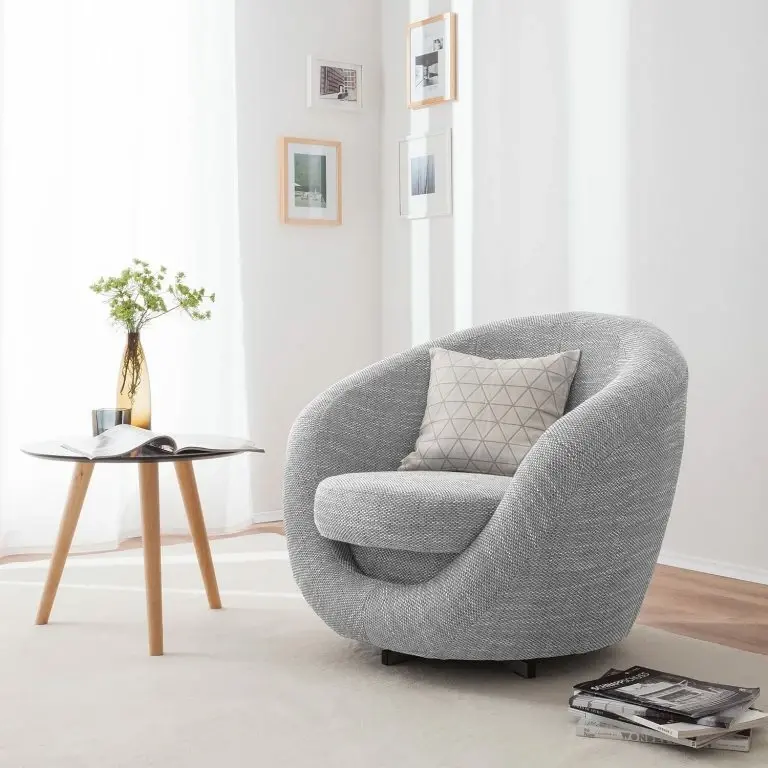 Loftscape Fredriks Fauteuil Pivotant Marvin – Argenté