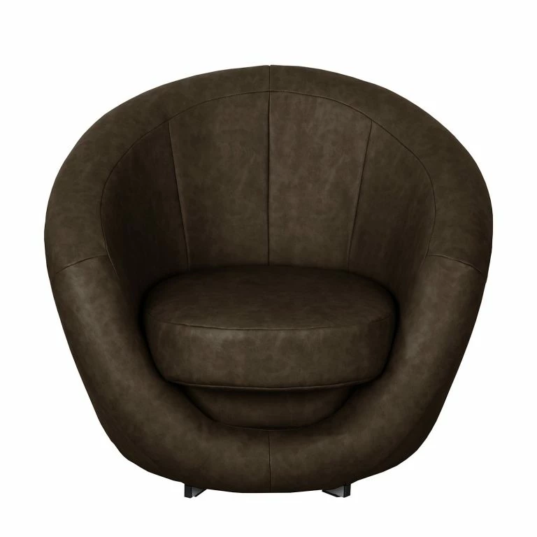 Loftscape Fredriks Fauteuil Pivotant Marvin – Marron Foncé