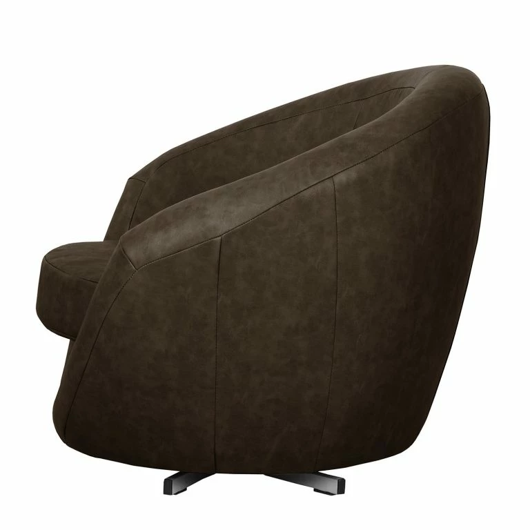 Loftscape Fredriks Fauteuil Pivotant Marvin – Marron Foncé