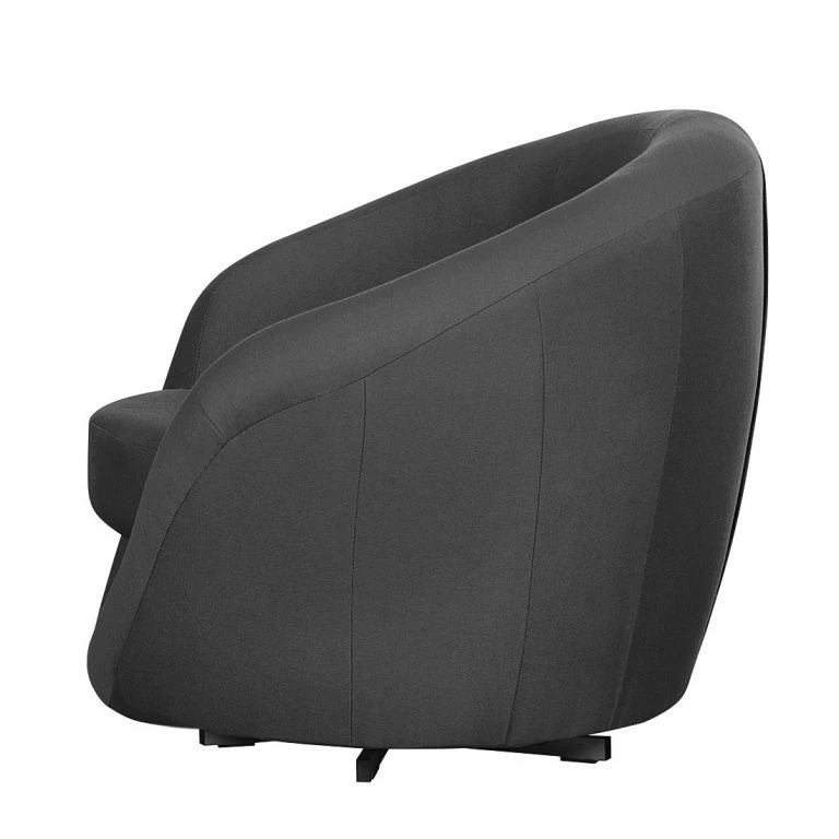 Loftscape Fredriks Fauteuil Pivotant Marvin – Tissu Gris Foncé
