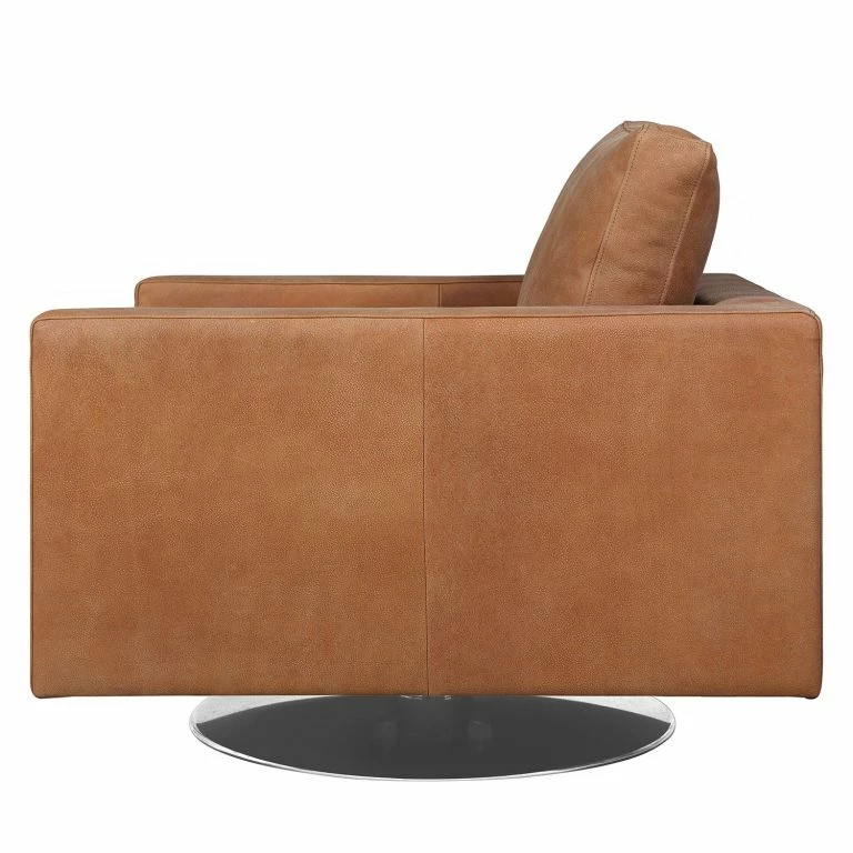 Loftscape Fredriks Fauteuil Pivotant Portobello IV – Cuir – Cuir Véritable Custo : Marron