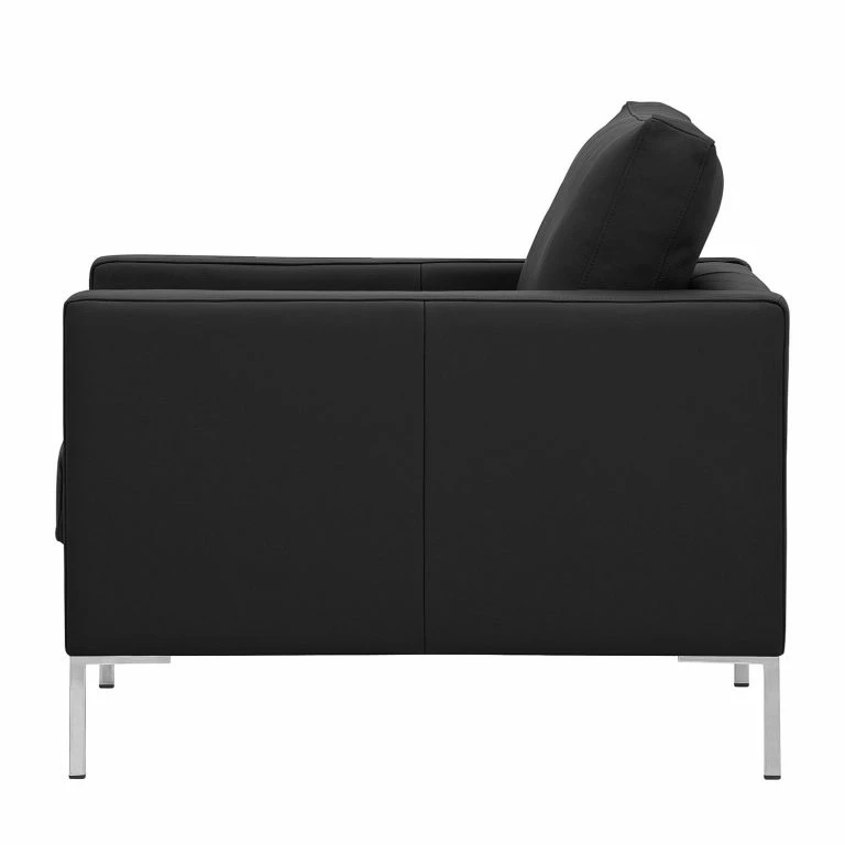 Loftscape Fredriks Fauteuil Portobello Cuir Véritable – Cuir Véritable Gad : Noir – Angulaire