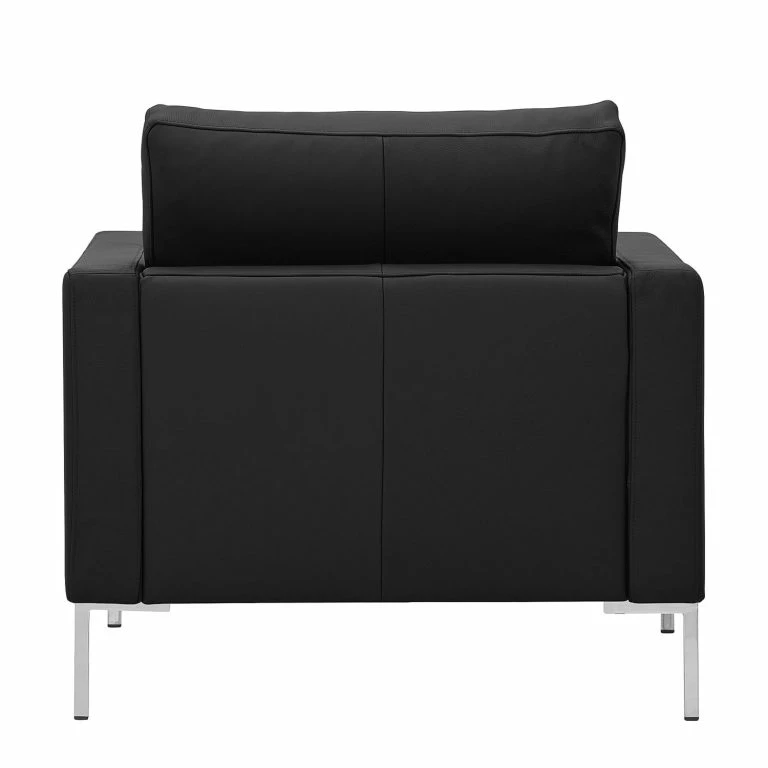 Loftscape Fredriks Fauteuil Portobello Cuir Véritable – Cuir Véritable Gad : Noir – Angulaire