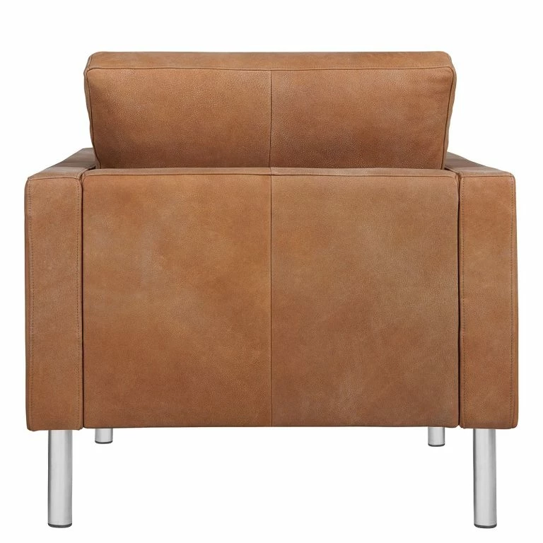 Loftscape Fredriks Fauteuil Portobello IV – Cuir – Cuir Véritable Custo : Marron – Cylindre