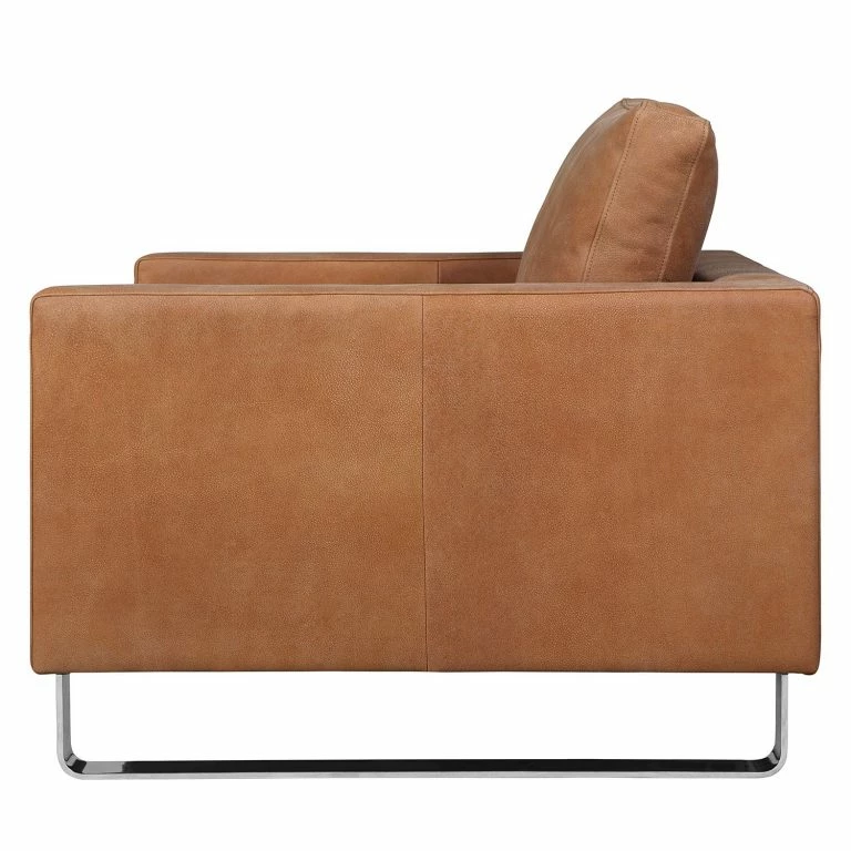 Loftscape Fredriks Fauteuil Portobello IV – Cuir – Cuir Véritable Custo : Marron – Luge