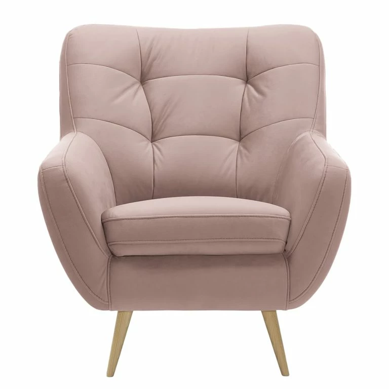 Loftscape Fredriks Fauteuil Sawston I – Velours – Mauve