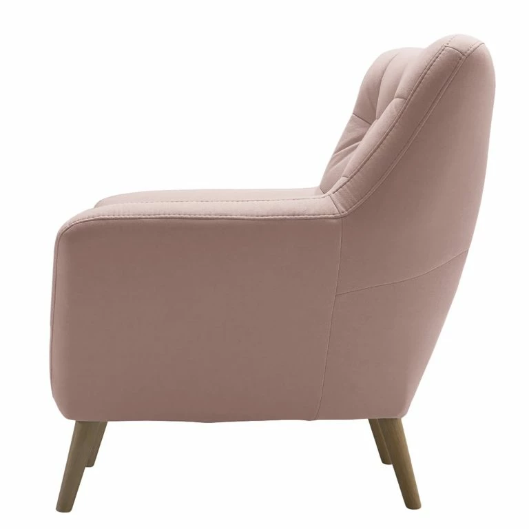 Loftscape Fredriks Fauteuil Sawston I – Velours – Mauve