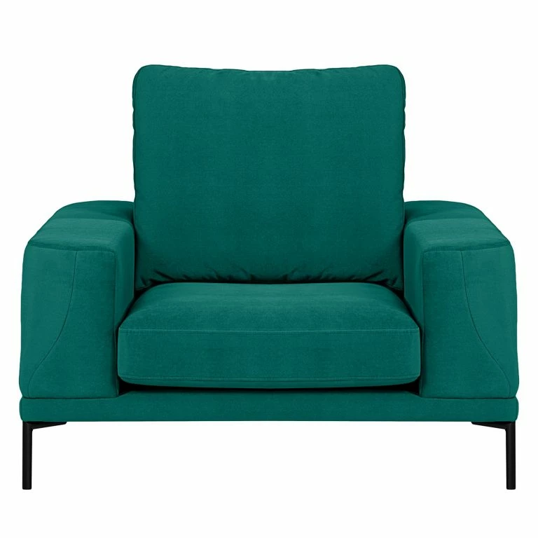 Loftscape Fredriks Fauteuil XXL Grossa – Velours – Velours Vaia: Vert Vieilli