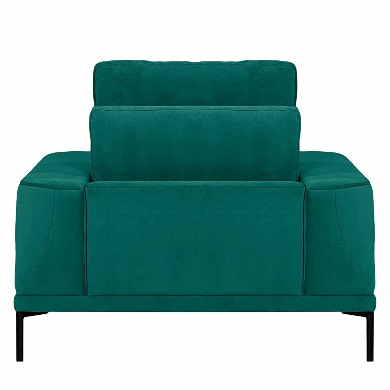 Loftscape Fredriks Fauteuil XXL Grossa – Velours – Velours Vaia: Vert Vieilli
