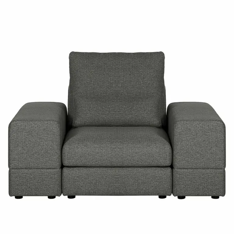Loftscape Fredriks Fauteuil XXL Gurat – Tissu – Tissu Sada: Gris