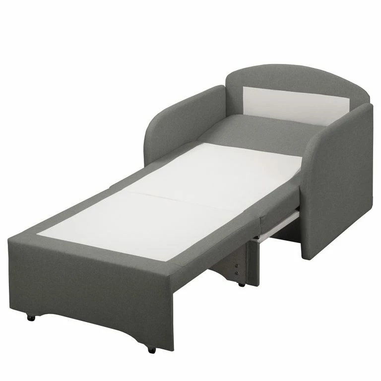 Loftscape Fredriks Fauteuill Convertible Disley II – Tissu – Gris – Avec Accoudoirs