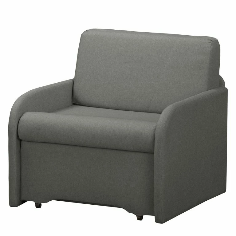Loftscape Fredriks Fauteuill Convertible Disley II – Tissu – Gris – Avec Accoudoirs