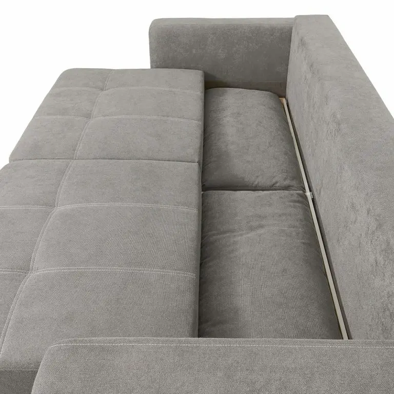 Loftscape Fredriks Grand Canapé Brooklawn – Tissu – Tissu Liad: Gris