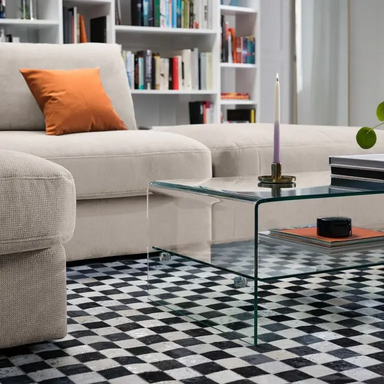 Loftscape Fredriks Méridienne Dixwell – Tissage à Plat – Cachemire – Accoudoir Monté à Gauche (vu De Face)