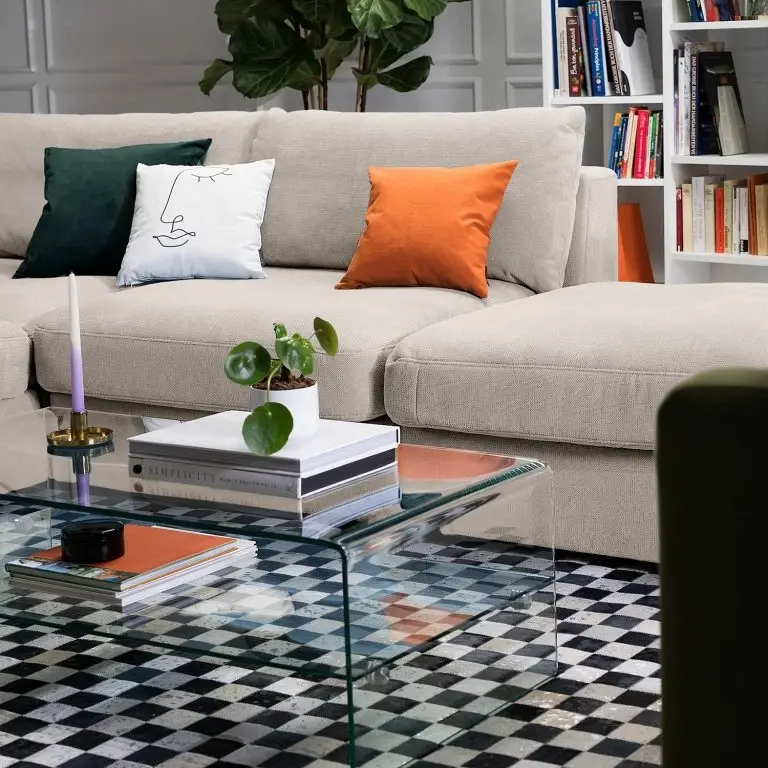 Loftscape Fredriks Méridienne Dixwell – Tissage à Plat – Cachemire – Accoudoir Monté à Gauche (vu De Face)