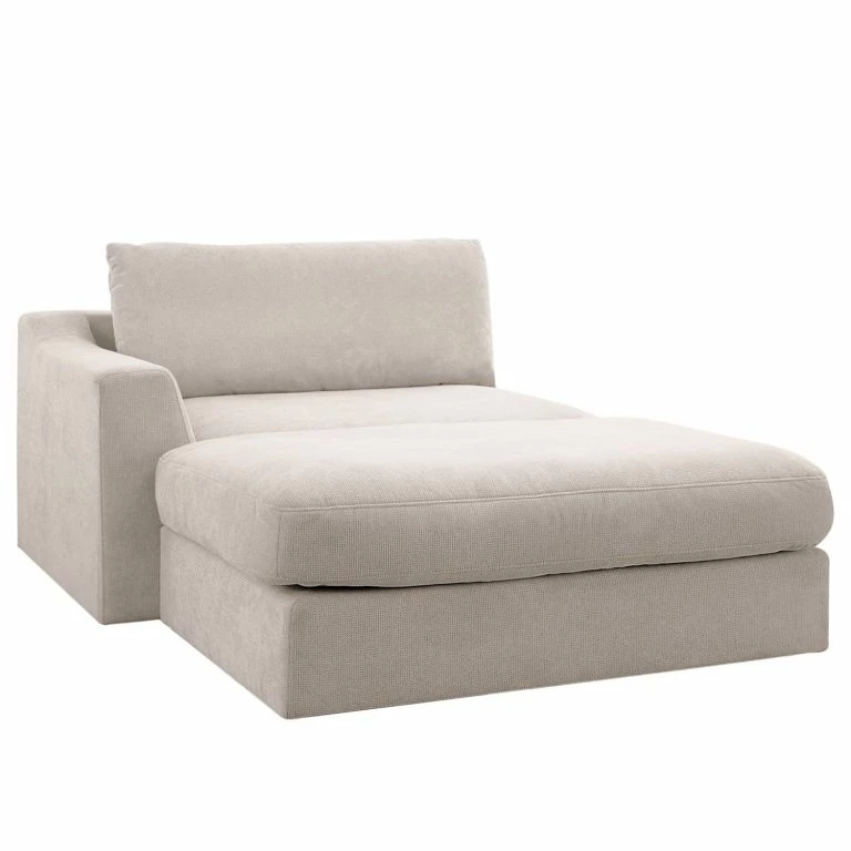 loftscape Fredriks Méridienne Dixwell – Tissage à plat – Cachemire – Accoudoir monté à gauche (vu de face)