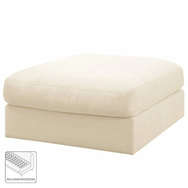 Loftscape Fredriks Repose-pieds Dixwell II – Tissage à Plat – Crème