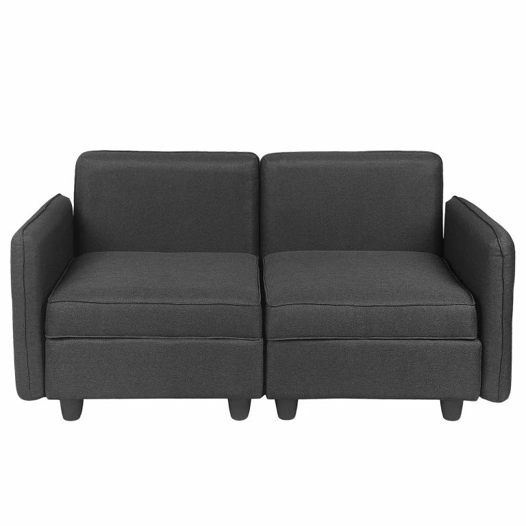 Loftscape Fredriks Sofa Lavara I (2 Places) – Tissu – Gris Foncé