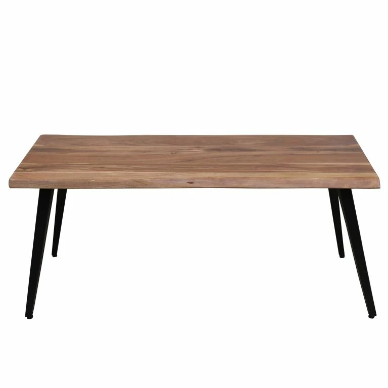 Loftscape Fredriks Table Basse Berapi – Acacia Massif / Métal – Acacia / Noir