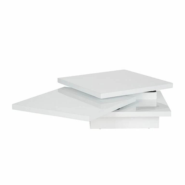 Loftscape Fredriks Table Basse Perfect – Réglable – Blanc Brillant