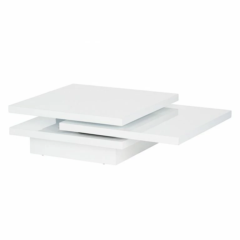 loftscape Fredriks Table basse Perfect – réglable – Blanc brillant