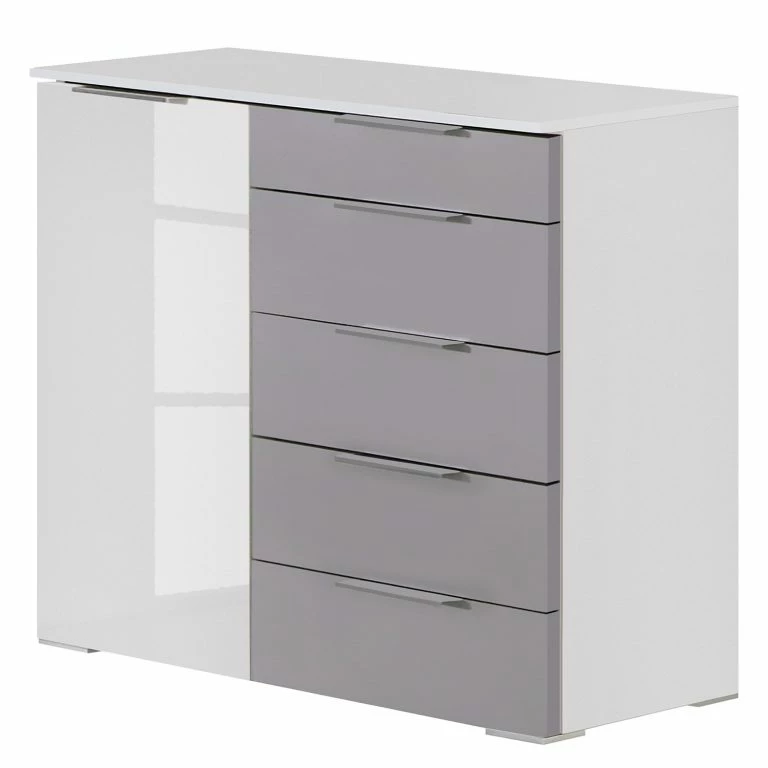 loftscape Fresh to go Commode Arizona – Blanc / Gris clair – Largeur : 81 cm