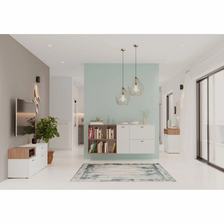 Loftscape Germania Buffet Coruna I – Imitation Chêne Grandson