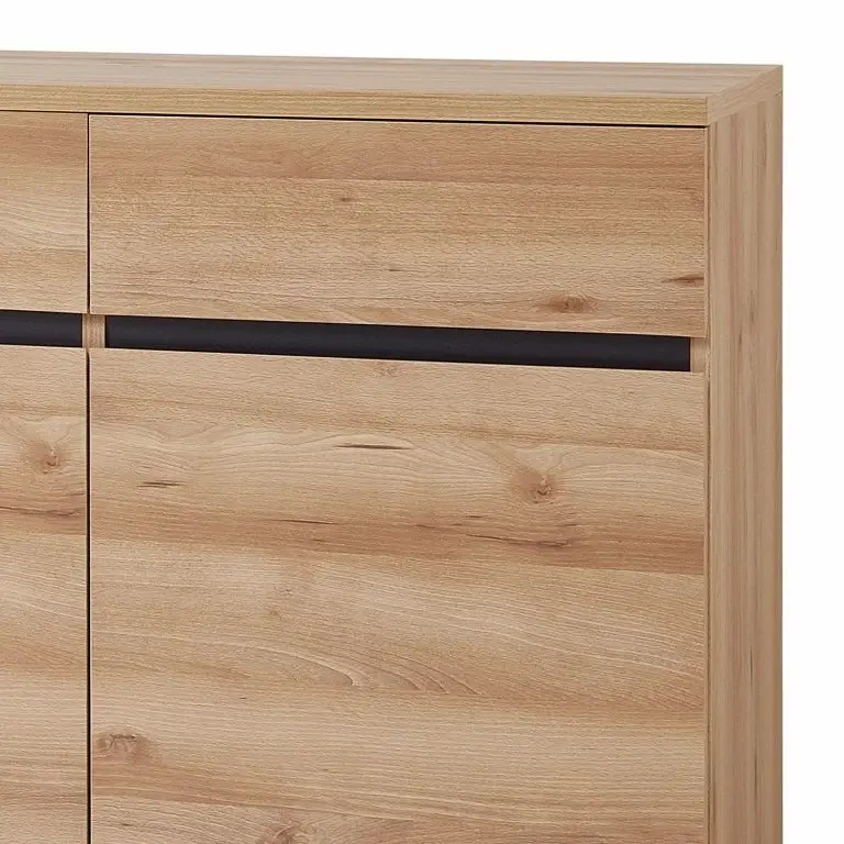 Loftscape Germania Buffet Lissabon – Imitation Hêtre / Anthracite